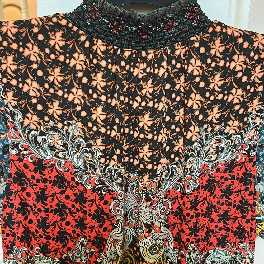 Alice + Olivia Janis Mixed Print Mini Dress - Picture 16 of 16